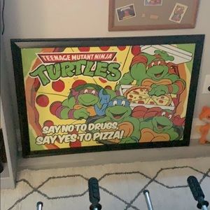 24x36 ninja turtles Dare framed
